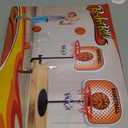 2 in 1 Mini Tabletop Basketball Hoop Indoor Desktop Basketball Hoop Set with Clips and Suction Cup with Two Balls, Portable Mini Hoops for Desk Table Office Bedroom Basketball Toys for Kids and Adult