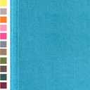 potricher Photo Album for 4x6 300 Horizontal Pockets Linen Cover Small Capacity Picture Book for Family Wedding Baby and Anniversary (Blue)