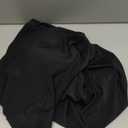 LA Linen Stretch Spandex Fitted Trash Can Cover 44-Gallon Round, Bin Waste Container Cover, Outdoor Indoor Patio Backyard Decor,Black