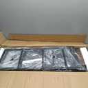 WLIVE 7 Drawer Dresser TV Stand, Entertainment Center, Media Console Table with Metal Frame and Wood Top for TV up to 45 inch, Chest of Drawers for Bedroom, Living Room, Rustic Brown Wood Grain Print