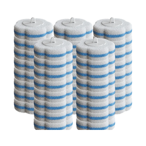 Disposable Toilet Brush Refills, 8pcs Flower Shape Cleaner Pads with Cleaning Solution