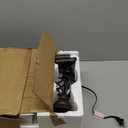 Torchiere Floor Lamp for Living Room, LED Standing Reading Light for Bedroom with Glass Shade for Living Room Corner Bedroom Home Office,Bulbs Included (Red Brown,Glass 1 Head)