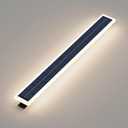 Solar Wall Lights Outdoor Waterproof, 10W LED Wall Lighting Fixture Mounted Acrylic Lampshade 60cm Long IP65 Waterproof Wall Lamps for Porch Patio Front Door Entryway