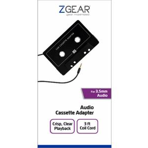 ZGear 3.5mm Audio Cassette Adapter - Black