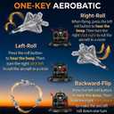 RC Planes,4 Channel F22 Raptor Remote Control Airplane with LED Light, 6-Axis Gyro, 3 Flight Modes, One-Key Aerobatic,Wingspan 360mm Fuselage 500mm,EPP Foam, RTF Suitable for Outdoors and Gift, 19.3 x 14 x 4.8 inch