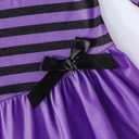 Baby Girl Fall Clothes: Soft Long Sleeve Bow Tie Print Outfits Casual Birthday Party Clothing for 6Months-3T (Purple)