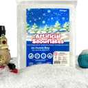 Artificial Snow 30 Ounces Christmas Tree Snow Decoration Fake Snow for Holiday Dcor, Winter Displays, Christmas Village - Sparkling White Dry Snow for Flocked Christmas Trees Snowflakes, Snow Crafts