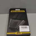 DEHOYI 40 pcs Modular Wrench Organizers for Tool Drawers - Wrench Rack with Metric&SAE Labels, Perfect Tool Storage Holder. Gift for father, brother and boyfriend (Black without Magnet)