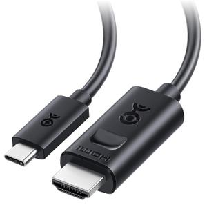 Cable Matters Unidirectional USB C to HDMI 2.1 Cable - 3ft, Support 4K@240Hz and 8K@60Hz, HDR - Thunderbolt 4, Thunderbolt 5, USB 4 Compatible with MacBook Pro, XPS, ThinkPad - Max 4K@60Hz on macOS