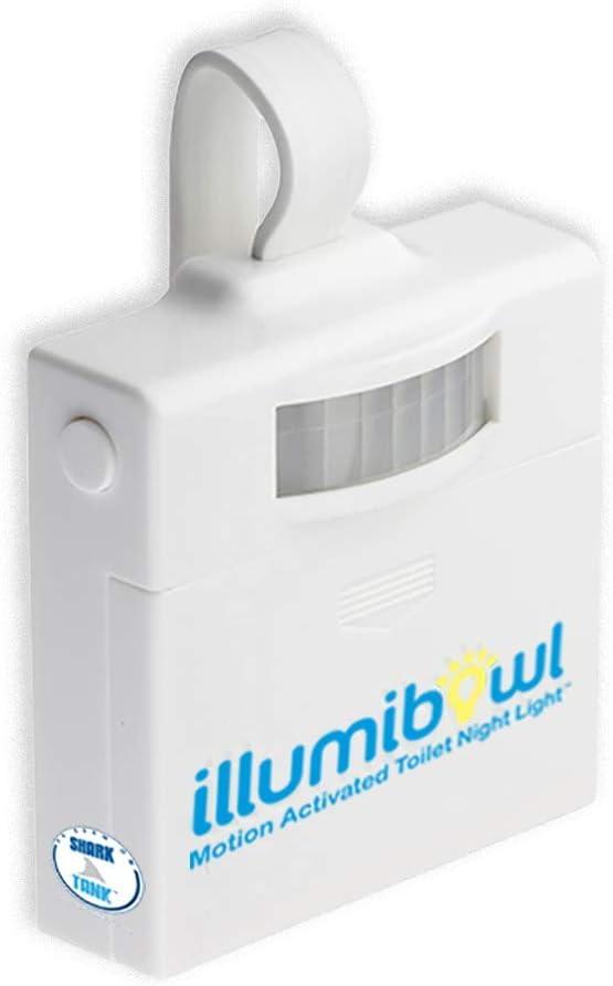 IllumiBowl Toilet Night Light - (As Seen On Shark Tank) Motion Activated, Multi-Color, Universal Fit (1 Pc)