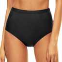 Bellecarrie Women's High Waisted Bikini Swim Bottoms Full Coverage Tankini Swimsuit Bottoms Dance Briefs