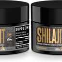 Shilajit Resin - Organic Shilajit Resin Third Party Tested Rich in 85+ Trace Minerals, Gold Grade Himalayan Pure Shiljait for Energy (1 Fl Oz (Pack of 2))