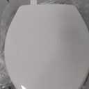 Bemis 1500EC 390 Lift-Off Wood Elongated Toilet Seat, Cotton White (Pack of 1)