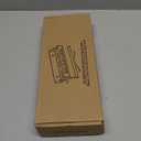 Paper Towel Holder Wall Mount for Kitchen, Easy One-handed Operation Design, Self Adhesive Paper Towel Holder with Shelf for Bathroom, RV Paper Towel Rack Paper Roll Holder with 2 Hooks, Black