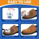 Suede and Nubuck Cleaner, 6.76 Oz Suede Shoe Cleaner with Brush and Towel, No-Rinse Foam Shoe Cleaner Kit for Leather, Boots, Knit, Canvas, Nubuck, Fabric, Tennis