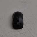 Wireless Bluetooth Mouse (USB + BT1 + BT2), Full Size, 4-Way Scrolling, Multi-Device Silent Mouse for Computer, Laptop, iPad, MacBook (Black)