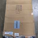 Greenstell Laundry Hamper with lid, No Install Needed, 110L Wicker Laundry Baskets Foldable 2 Removable Liner Bags, 2 Section Clothes Hamper Handwoven Rattan Laundry Basket with Handles, Gray