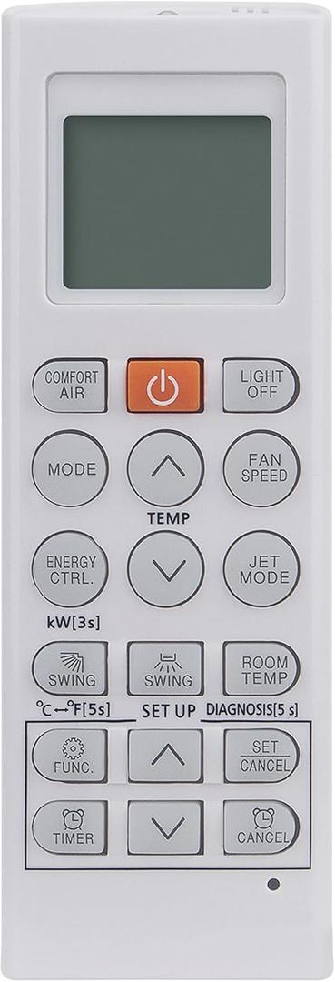 Replace Remote Control Compatible with LG AC Air Conditioner AKB74955602 AKB73995805 AKB74955605 AKB74955617 AKB74955604 AKB75215401 LS090HEV2 LS090HXV2 LS240HEV2 LS120HXV2 LS120HEV2 LS180HEV2