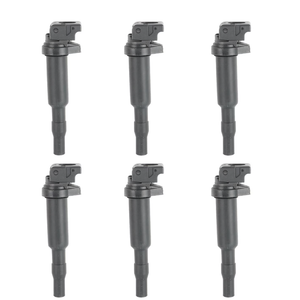 Pack of Ignition Coil Compatible with BMW 325i 325Ci 328i 330Ci 335i 525i 528i 530i 535i 545i 745Li X3 X5 M5 M6 Z4- Replaces 0221504470