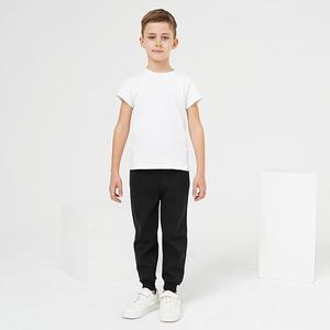 Funnymore 1 Pack Boy's and Girl's Fleece Pull on Jogger Sweatpant with Pockets and Drawstring 8-9 Years (Black)