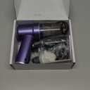 KMM Handheld Car Vacuum Cleaner, 9000PA Vacuum Cleaner & Air Duster, 120W High Power Vacuum Portable Cordless, Hand Held Vacuum Rechargeable with Multi-Nozzles & LED Light for Home, Car, Office (Silver & Purple)