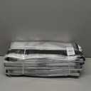 RUGGED RHINO 8 Pack Heavy Duty Extra Large Moving Bags, Durable Bag with Strong Handles and Zipper, Moving Boxes Alternative for College Packing, Holiday Dcor, Space Saving Storage with Label, Clear (Translucent)