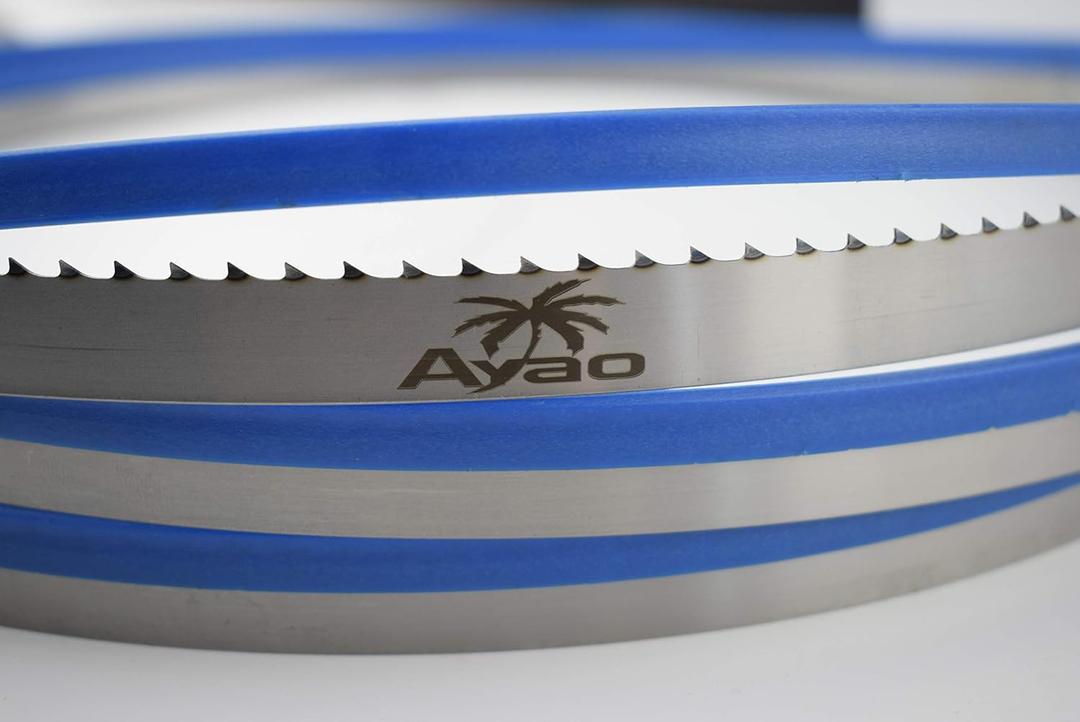 AYAO 111-Inch X 1/2-Inch X 4TPI Hardened Teeth Bandsaw Blade for Rikon 10-324TG 14" Band Saw