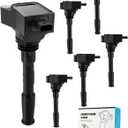 TAUTOY Set of 6 UF827 Ignition Coil Pack (2.7L 3.0L) For Ford F-150 Bronco Edge Explorer Police Interceptor Utility,For Lincoln Aviator Nautilus,2018-2024,#DG567, DG583, DG588, KT4Z12029A