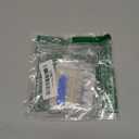 Handmade Press on Nails Bat Halloween Long Almond Fake Nails White French Tip Acrylic Glue on Nails Reusable Glossy Stick on Nails for Women (MT-156-M)