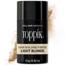 Toppik Hair Building Fibers, Fill In Fine or Thinning Hair Instantly Thicker, Fuller Looking Hair, Light Blonde, Medium 12g
