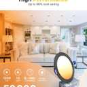 Ensenior 24 Pack 6 Inch LED Recessed Ceiling Light, Dimmable, 2700K-5000K 5CCT, 1200LM 12W 120V, High Brightness Dimmable Canless Wafer Downlight - ETL&FCC&IC