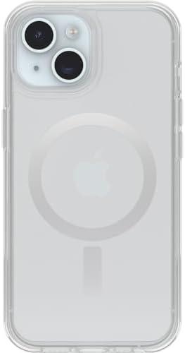 OtterBox iPhone 15, iPhone 14, and iPhone 13 Symmetry Series Clear Case (Clear), Snaps to MagSafe, Ultra-Sleek, Raised Edges Protect Camera & Screen