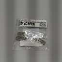 Horizontal Name Tag Holders and Metal Badge Clips with Vinyl Strap Waterproof PVC ID Card Holder (Horizontal 2.36x3.74 3PACK)