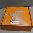 10 inch Rain Shower Head with Handheld Spray Stainless Steel, High Pressure Square Rainfall Showerhead Combo with 6 Handheld Sprayer, Detachable Shower Heads Waterfall Shower for Bathtub (Silver)