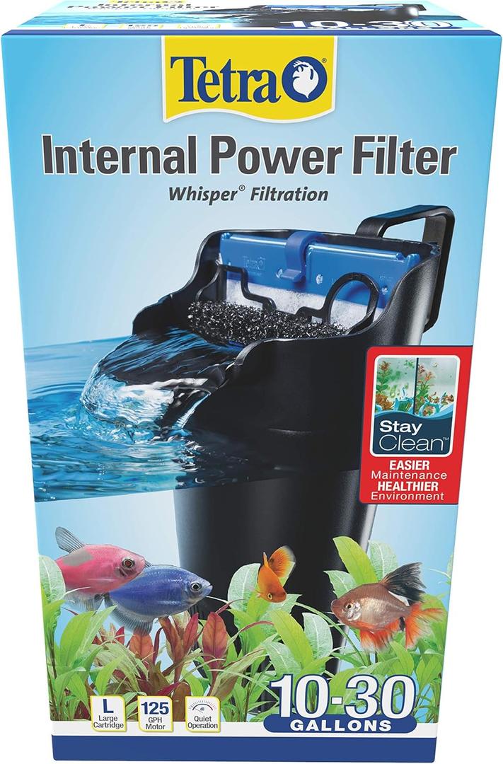 Tetra Whisper Internal Filter 10 To 30 Gallons, For aquariums, In-Tank Filtration With Air Pump Tetra Whisper Internal Filter 10 To 30 Gallons, For aquariums, In-Tank Filtration With Air Pump