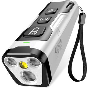 Dog Bark Deterrent Device, 3X Ultrasonic Anti Barking, 6 Training Modes 23 FT Range Barks No More Indoors Outdoors Behavior Correct Safe & Humane Rechargeable Compact Bark Control for Dogs (Silver)