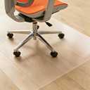 Clear Chair Mat for Hard Floors, Heavy Duty Anti-Slip Plastic Mats Wood/Tile Protector for Rolling Chair, Home & Office Use (36" x 48" Rectangle)