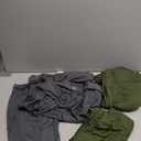 Real Essentials 2 Pack: Women's Pajamas Set Button Down Pants Soft Matching Sleepwear  (3X)