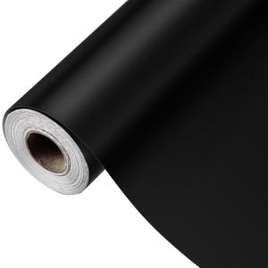 Tenceur Bulletin Board Paper Fade Resistant Paper Roll for School Classroom Decor(24 Inches X 98 ft,Black) (1181.1" x 23.6")