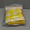 WNINK 176 PCS Yellow Gingham Plates and Napkins, Yellow Checkered Disposable Plates Set with Napkins Cups Plastic Spoons Forks Knives for Dinner Birthday Baby Shower Wedding Supplies