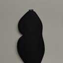 LitBear Sleep Mask for Side Sleeper Women Men, Eye Mask for Sleeping Light Blocking, 3D Contoured Cup Sleeping Mask, Soft Breathable Sleep Eye Mask with Adjustable Elastic Strap for Travel (1 Count (Pack of 1), Black)