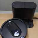 Shark RV1001AE IQ Robot Self-Empty XL, Robot Vacuum with IQ Navigation, Home Mapping, Self-Cleaning Brushroll, Wi-Fi Connected, Works with Alexa, Black