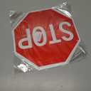 2-pack Stop Signs Red Stop Signage Aluminum Traffic Sign Warning Sign with 2 Pre-drilled Mount Holes, 30 X 30 cm