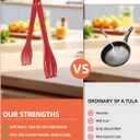 Spatula Cooking Utensils, Spatula Multi Function Whisk for cooking, Tong, Kitchen use, Multifunction spatula spoon egg scrambler, Multifunctional Egg Beater Quickly Whisks, Stir, Mix, Scoop