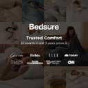 Bedsure Queen Sheet Set - 4 Pieces Soft Queen Size Sheets - Breathable & Cooling - Hotel Luxury - Easy Care Polyester Microfiber Bedding for Women, Men, Dark Grey