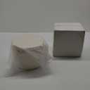 U-QE 100 Count 9 Inch Ivory Plastic Plates for Thanksgiving - Scalloped Disposable Thanksgiving Dinner Plates - Premium Hard Fancy Disposable Heavy Duty Party Supplies for Celebrations, and Events