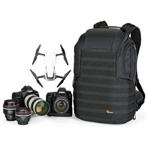 Lowepro ProTactic 450 AW II Black Pro Modular Backpack with Recycled Material, Camera Bag for Professional Use, for Laptop Up to 15", Backpack for Professional Cameras and Drones, LP37177-GRL, Black