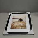 Malden 11x13 Matted Picture Frame - Made to Display Pictures 8x10 with Mat, or 11x13 without Mat - Black