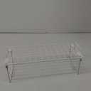 Whitmor Wire Grid Stacking Shelf Medium, 7"D x 18"W x 7"H, White