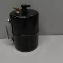 Vacuum Reserve Canister 5 in D x 7 in L Steel Black Finish